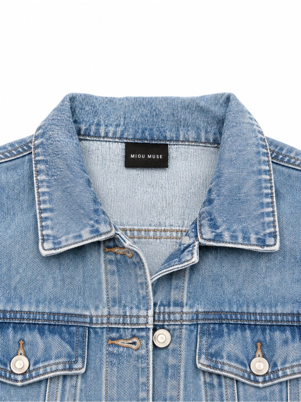 Light Blue Denim Trucker Jacket by - Picture 2 of 3